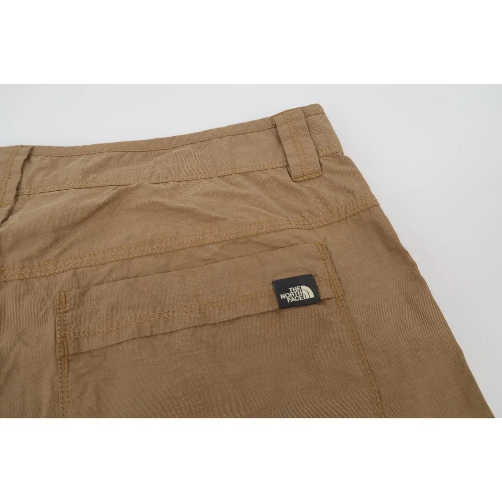 The North Face Mens 36 Convertible Paramount Peak Zip Off‎ Cargo Pants Tan Brown